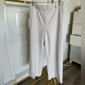 Aritzia Babaton Agency Cropped Pant in Matte Pearl